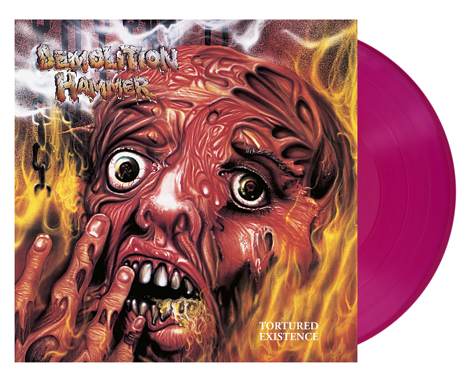Demolition Hammer - Tortured Existence LTD ED. Magenta LP - only 300 worldwide!